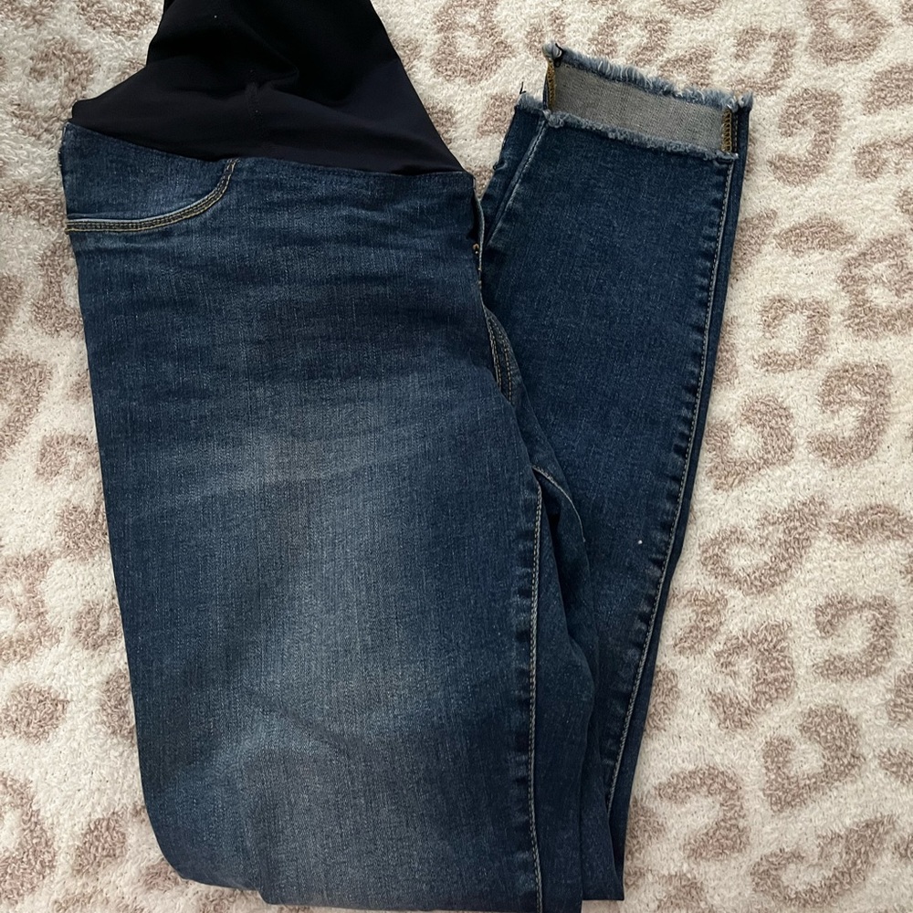 Two pairs of maternity jeans